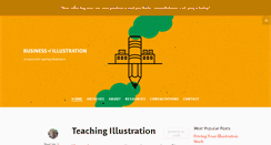 Desktop Screenshot of businessofillustration.com